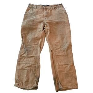 Distressed Carhartt double me pants size 36 waist 30 length